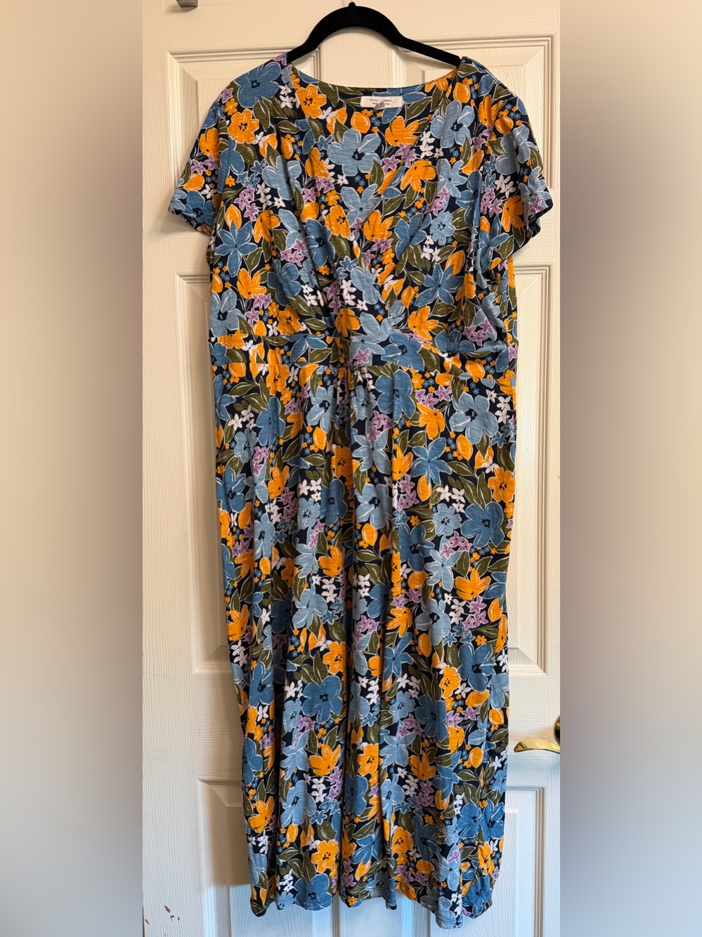 Seasalt Cornwall faux wrap Chappelle Organic Cotton Dress